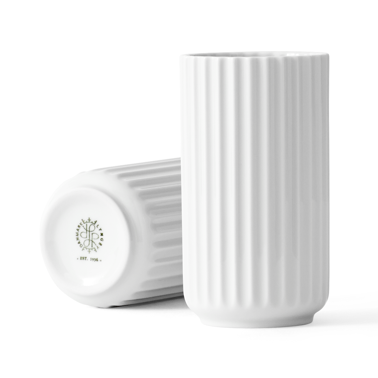 Lyngby Vase White Porcelain 12 cm | Line Group INTERIØR